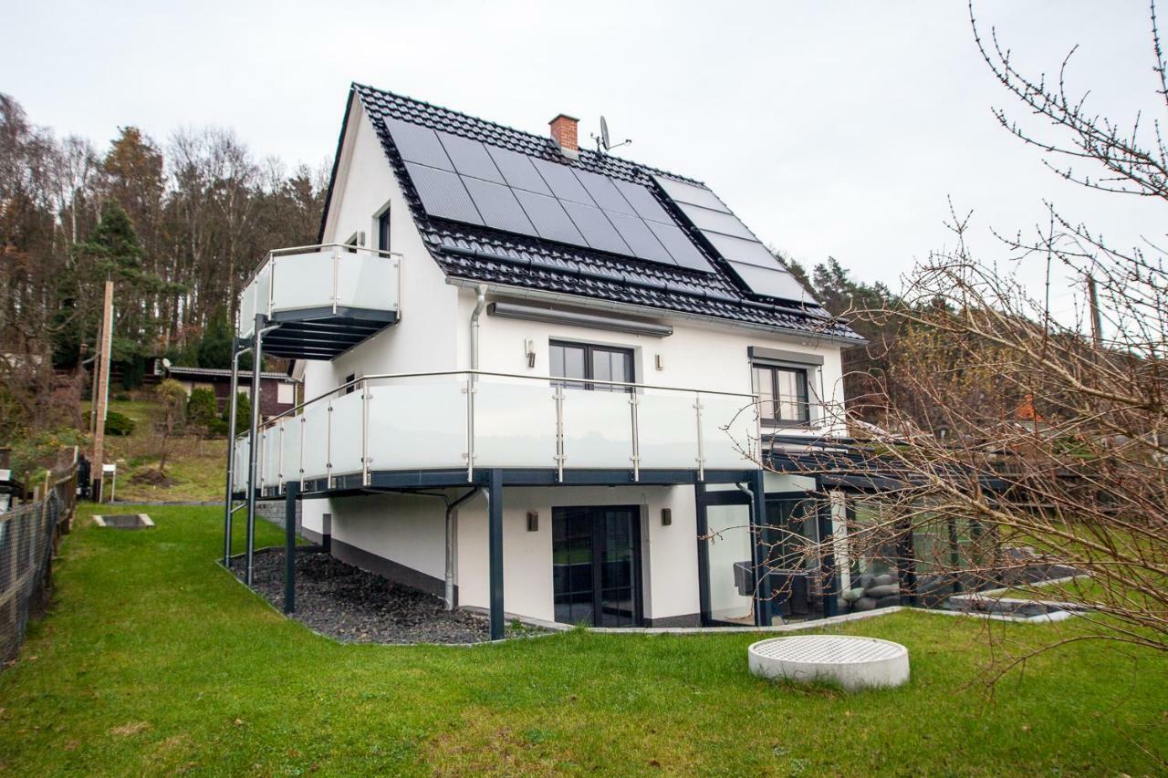 Villa Weinberghaus Prossen Bad Schandau Exterior foto